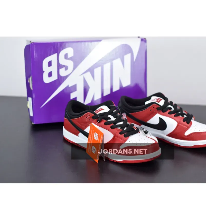 Nike Sb Dunk Low Pro 'Chicago' RED/WHITE-BLACK