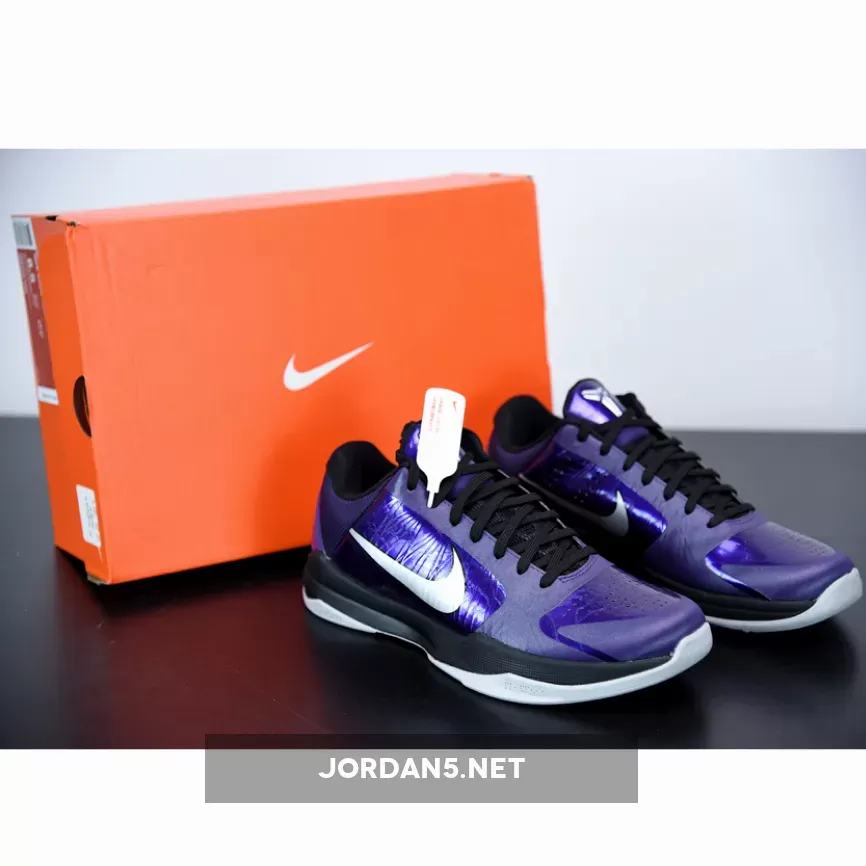 Nike Zoom Kobe 5 Ink/Metallic Silver-Black-Ice