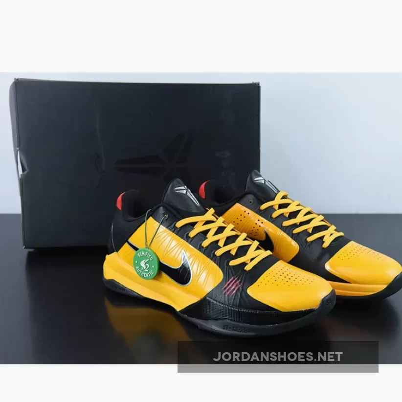 Nike Zoom Kobe 5 Protro "Bruce Lee" Del Sol/Metallic Silver/Comet Red/Black
