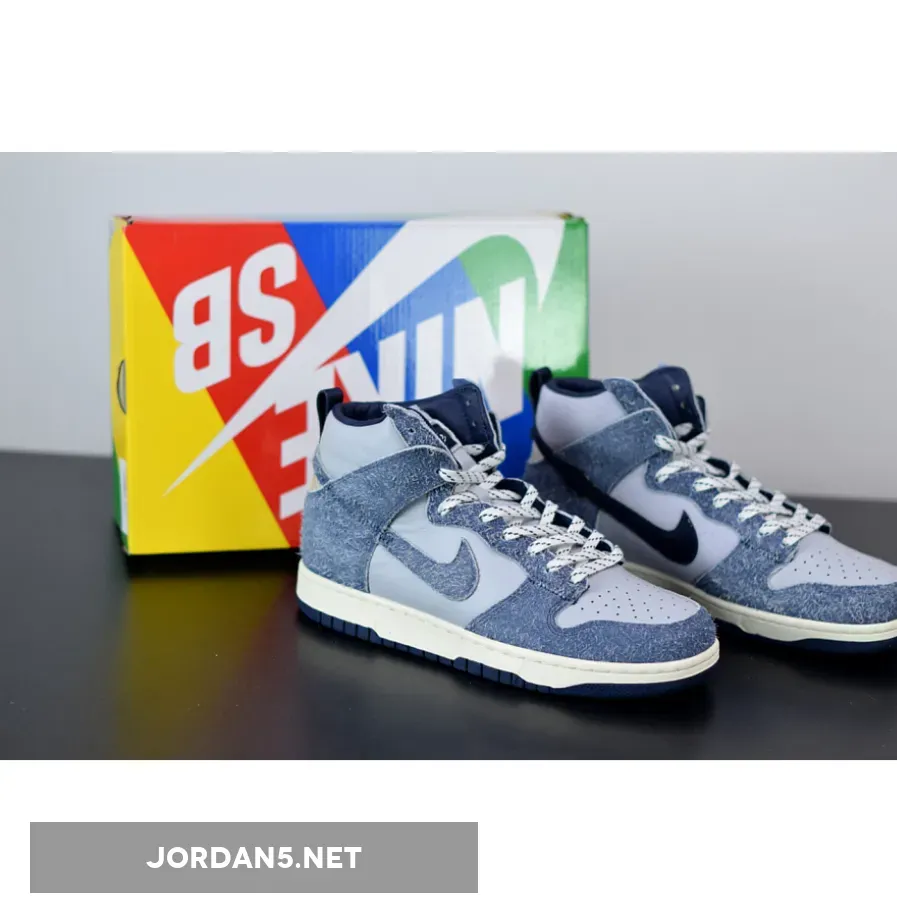 Notre x Nike Dunk High Blue Void