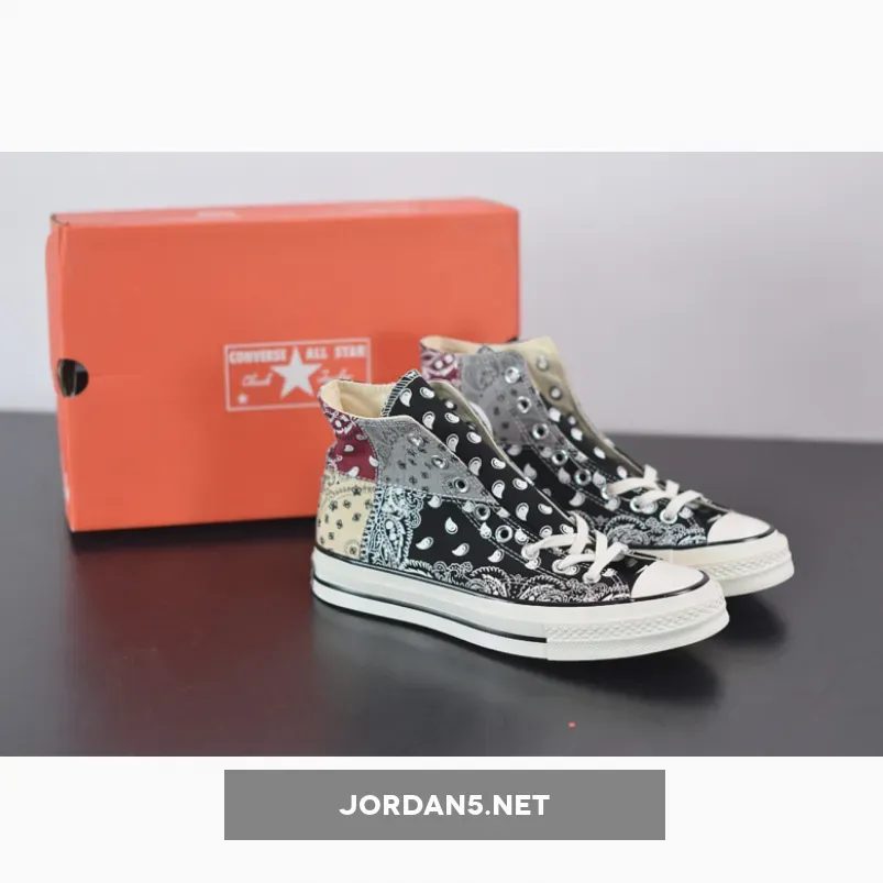 Offspring x Conver Chuck 70 High ‘Paisley Patchwork’ Black/Multi-Color