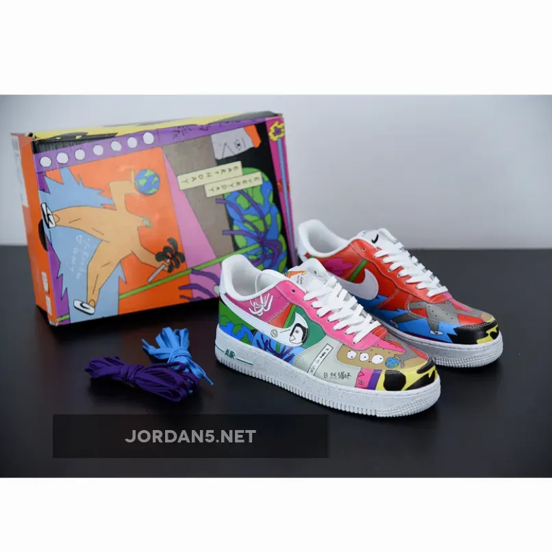 Ruohan Wang x Nike Air Force 1 Low White Multi