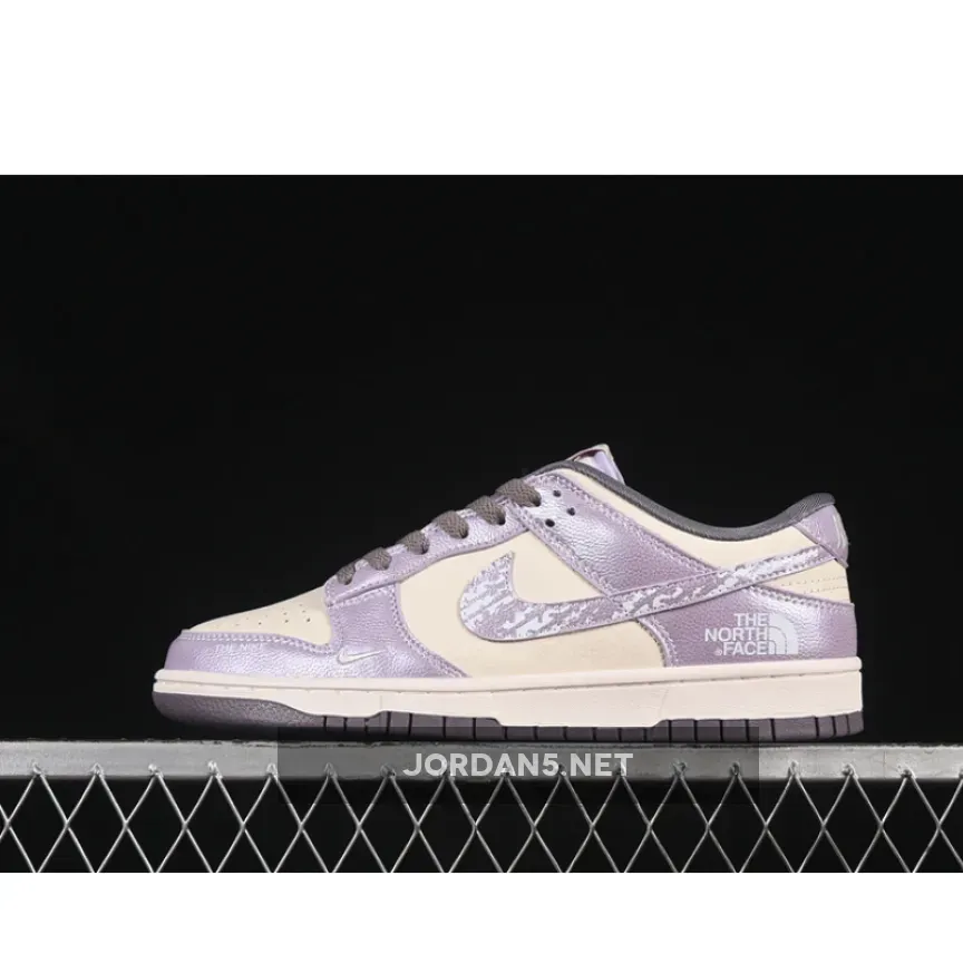 SB DUNK LOW BEIGE/PURPLE/BROWN
