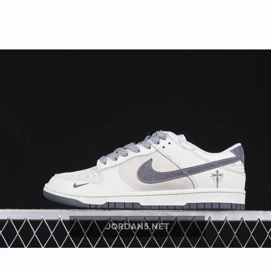 SB DUNK LOW BEIGE/WHITE/GREY