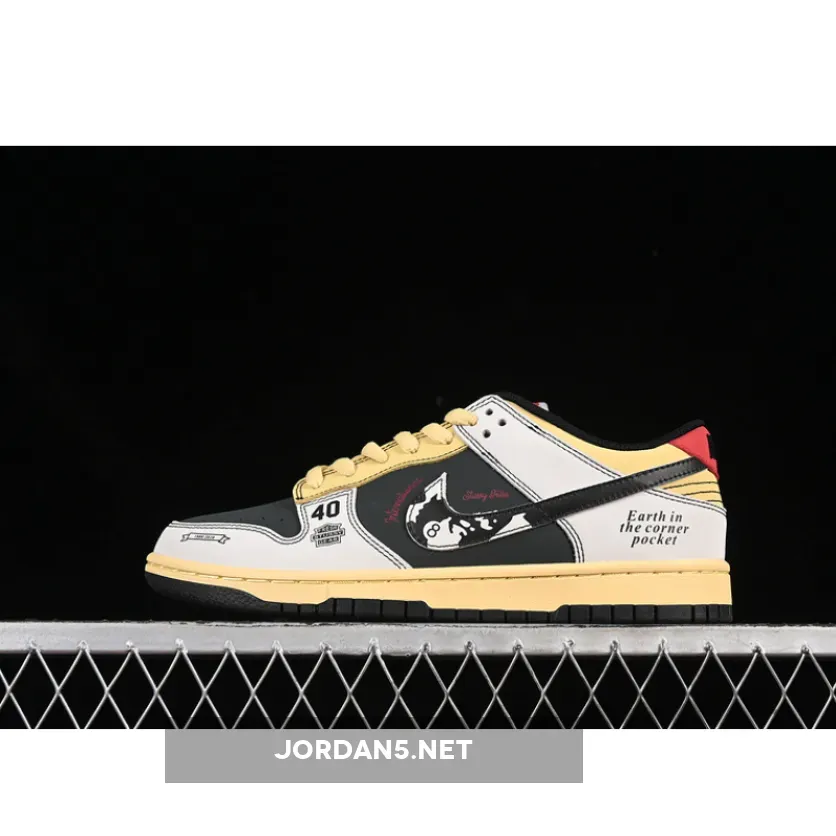 SB DUNK LOW BLACK/RED/GREY/YELLOW
