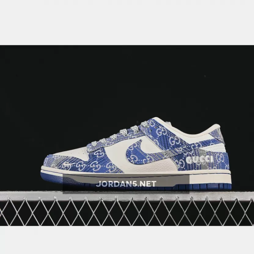 SB DUNK LOW GREY/BLUE/WHITE