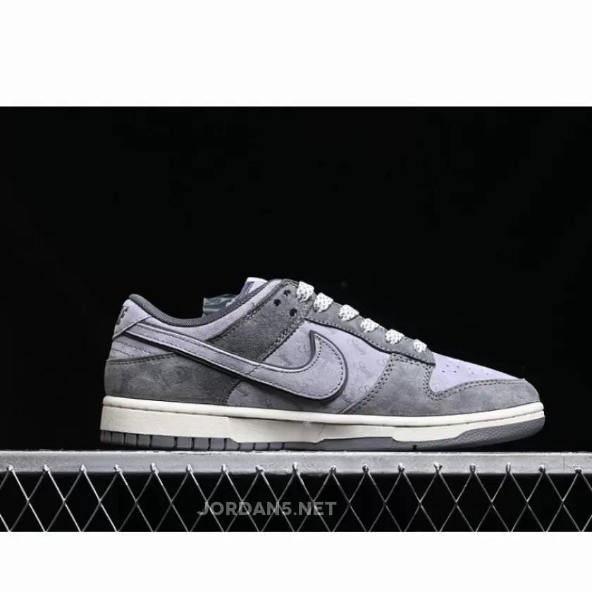 SB DUNK LOW GREY/DEEP GREY