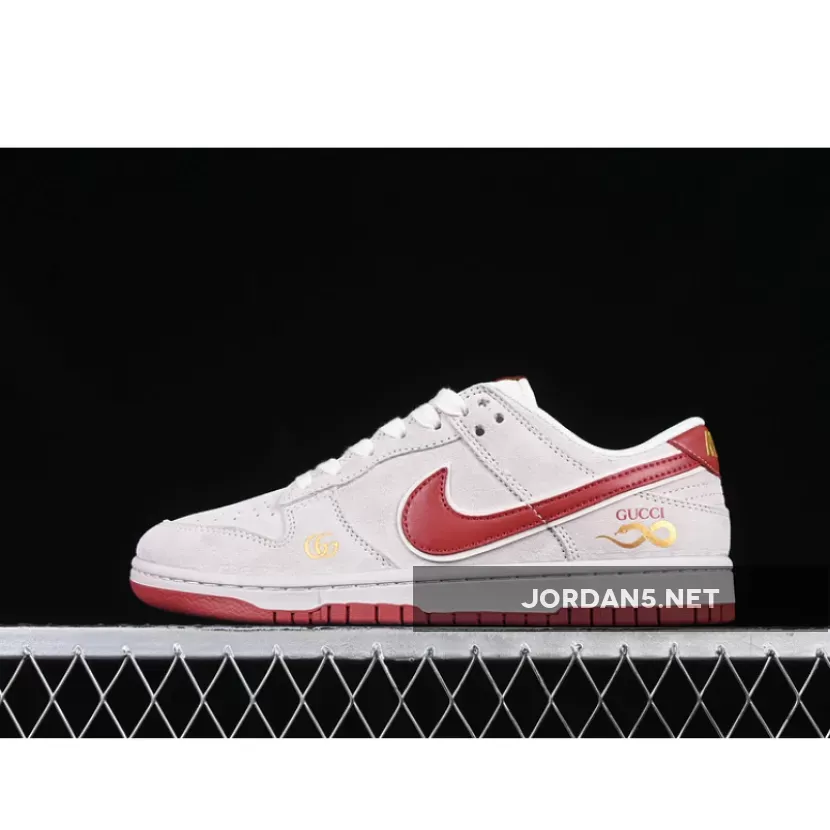 SB DUNK LOW GU*CCI WHITE/RED