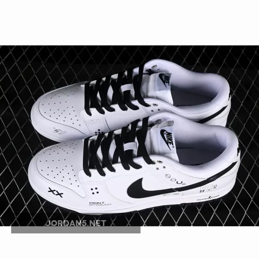 SB DUNK LOW JUST DO IT WHITE/BLACK