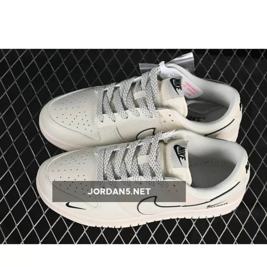 SB DUNK LOW JUST DO IT WHITE/GREY