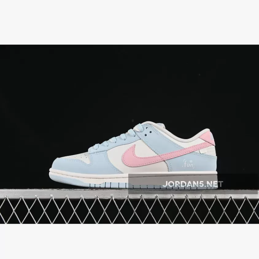SB DUNK LOW JUST DO IT WHITE/BLUE/PINK