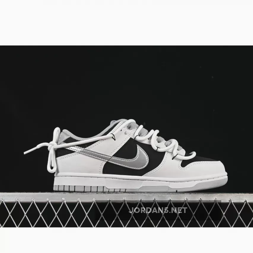 SB DUNK LOW JUST DO IT BLACK/SILVER/WHITE