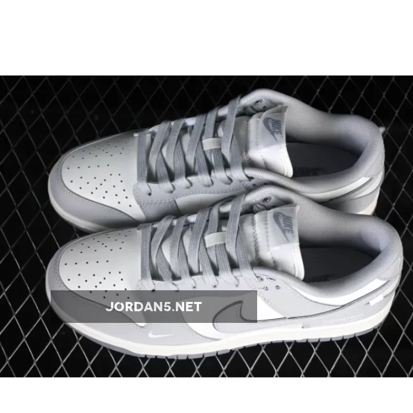 SB DUNK LOW JUST DO IT WHITE/GREY