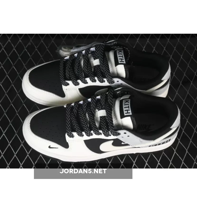 SB DUNK LOW KITH WHITE/GREY/BLACK