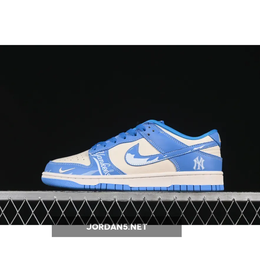 SB DUNK LOW MLB WHITE/BLUE
