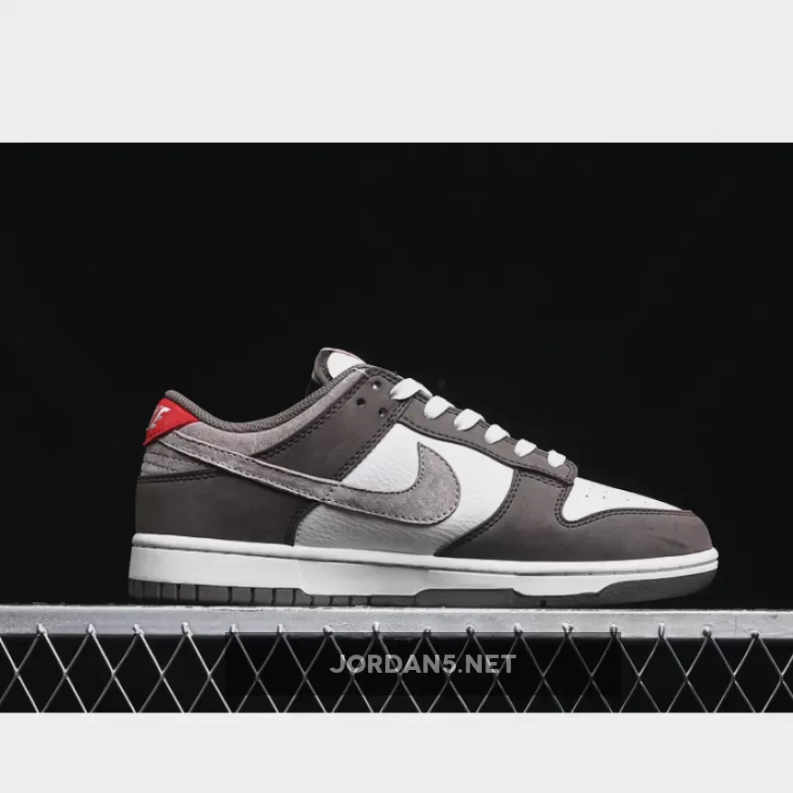 SB DUNK LOW OFF WHITE/BROWN/RED
