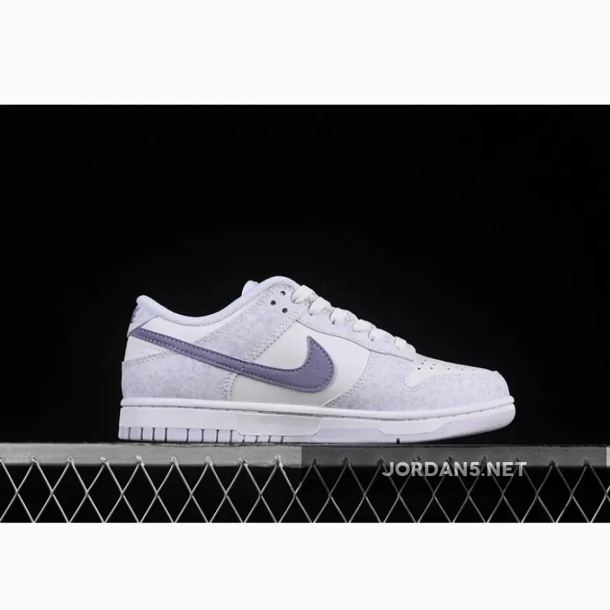 SB DUNK LOW PRM WHITE/PURPLE