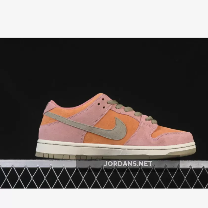 SB DUNK LOW RED STARDUST PINK/BROWN/ORANGE