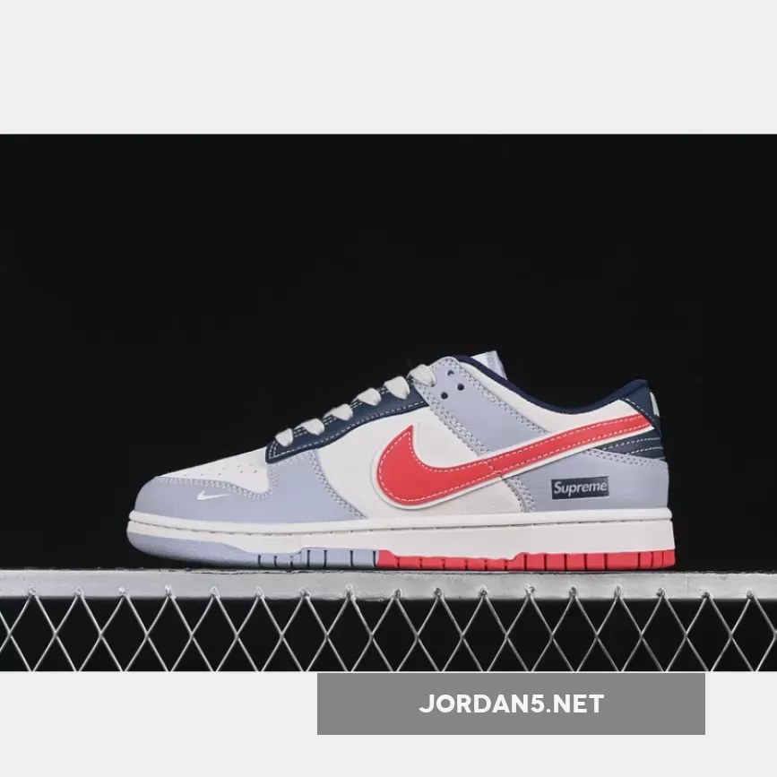 SB DUNK LOW SUP BLUE/RED/WHITE/GREY