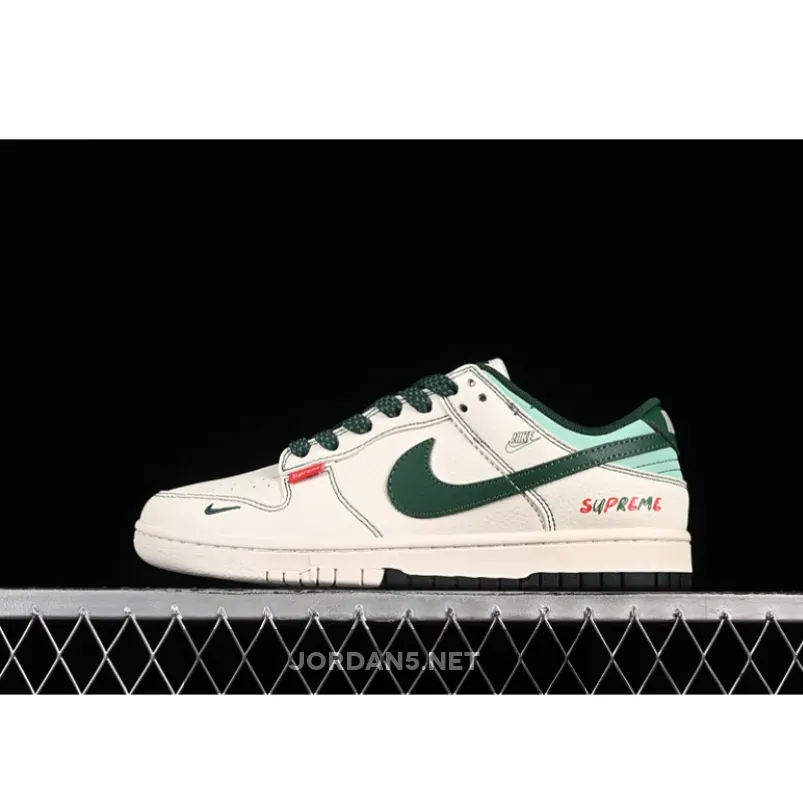 SB DUNK LOW SUP OFF WHITE/GREEN