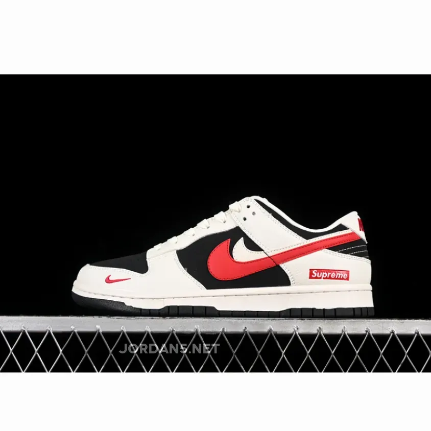 SB DUNK LOW SUP WHITE/RED/BLACK