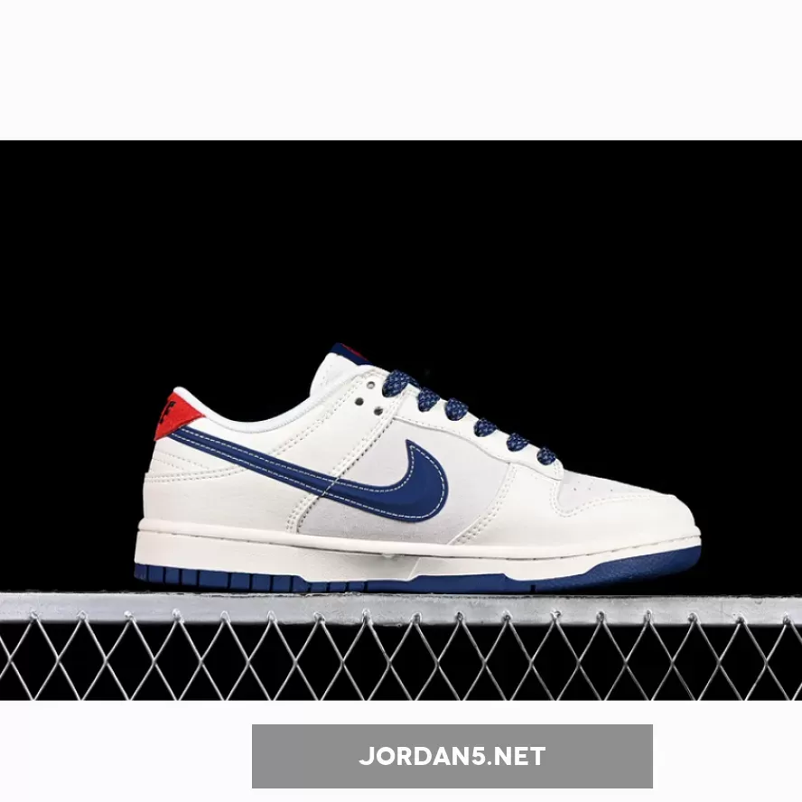 SB DUNK LOW SUPREME OFF WHITE/BLUE/RED