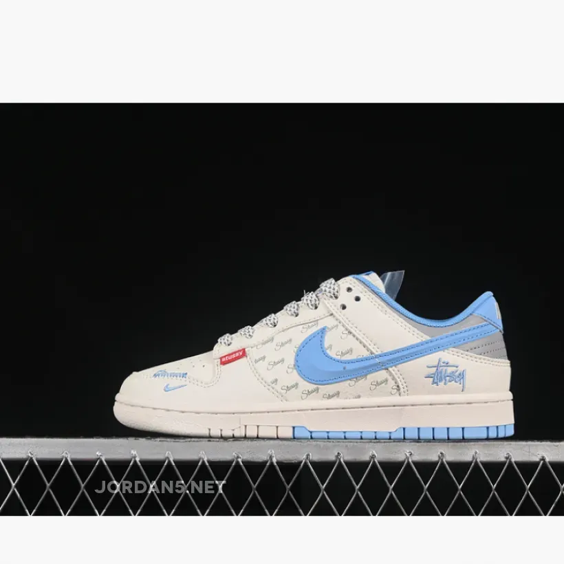 SB DUNK LOW WHITE/BLUE/GREY