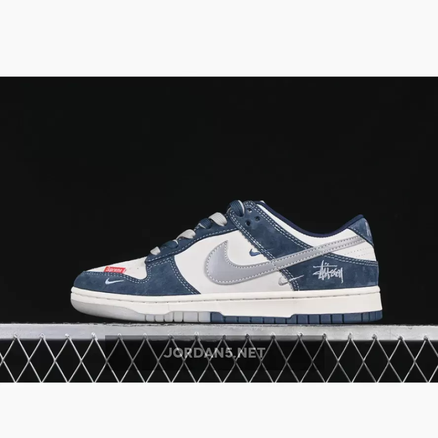 SB DUNK LOW WHITE/BLUE/GREY