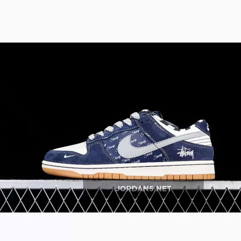 SB DUNK LOW WHITE/BLUE/GREY