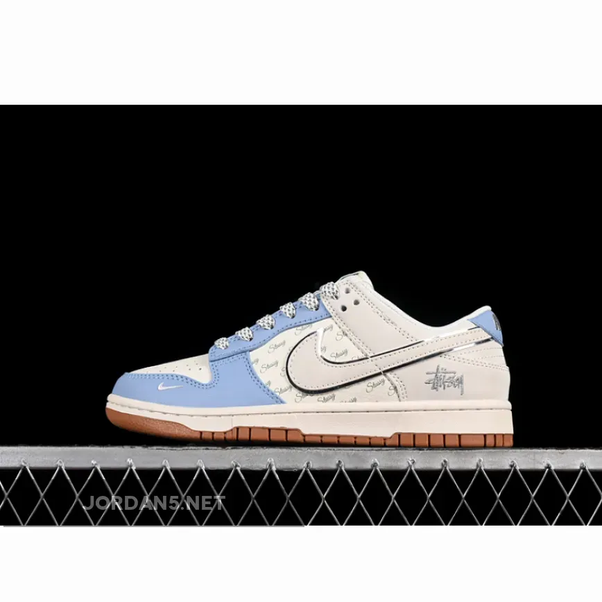 SB DUNK LOW WHITE/BLUE/GREY/SILVER