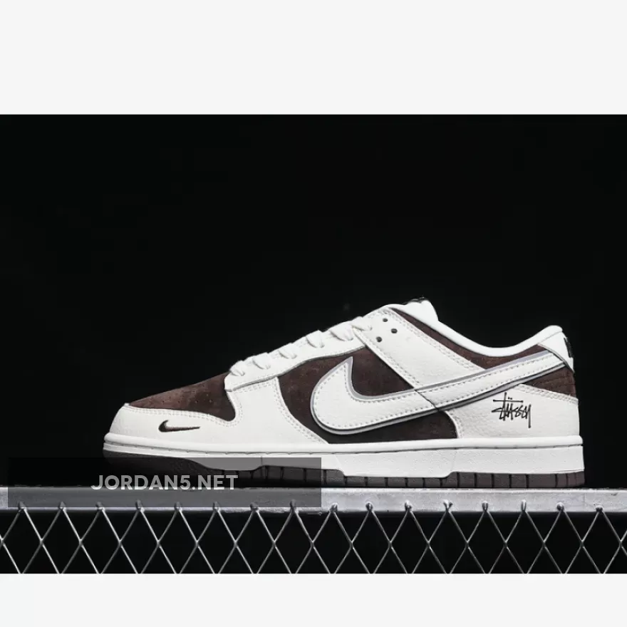SB DUNK LOW WHITE/BROWN