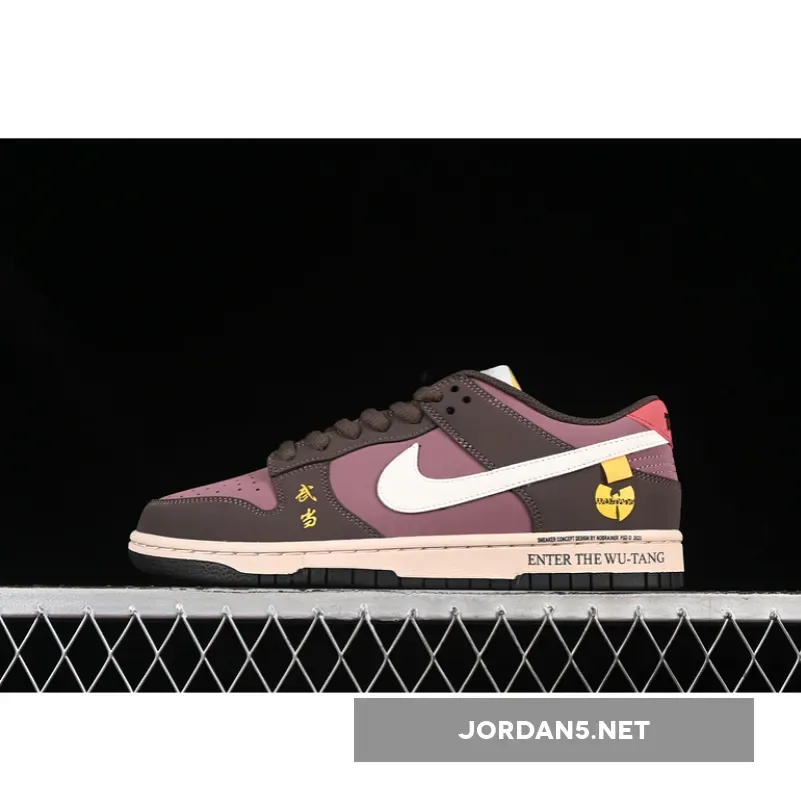 SB DUNK LOW WHITE/BROWN/PURPLE