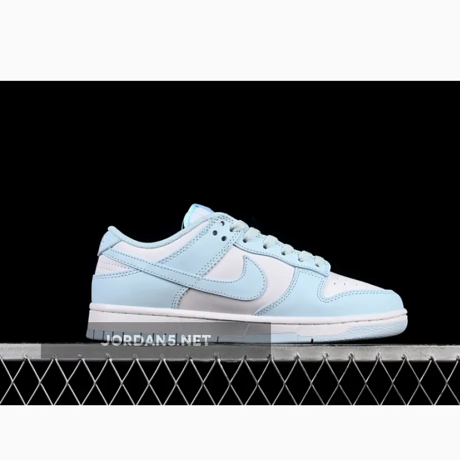 SB DUNK LOW WHITE/GLACIER BLUE