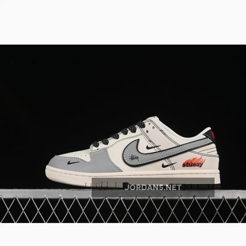 SB DUNK LOW WHITE/GREY/BLACK