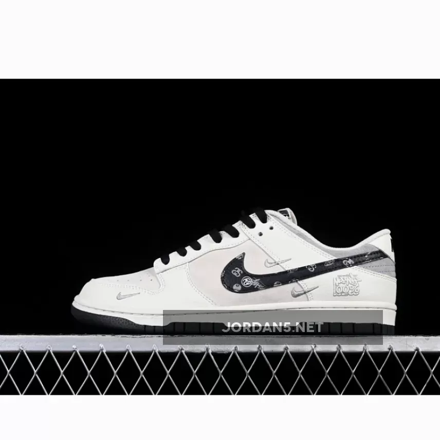 SB DUNK LOW WHITE/GREY/BLACK