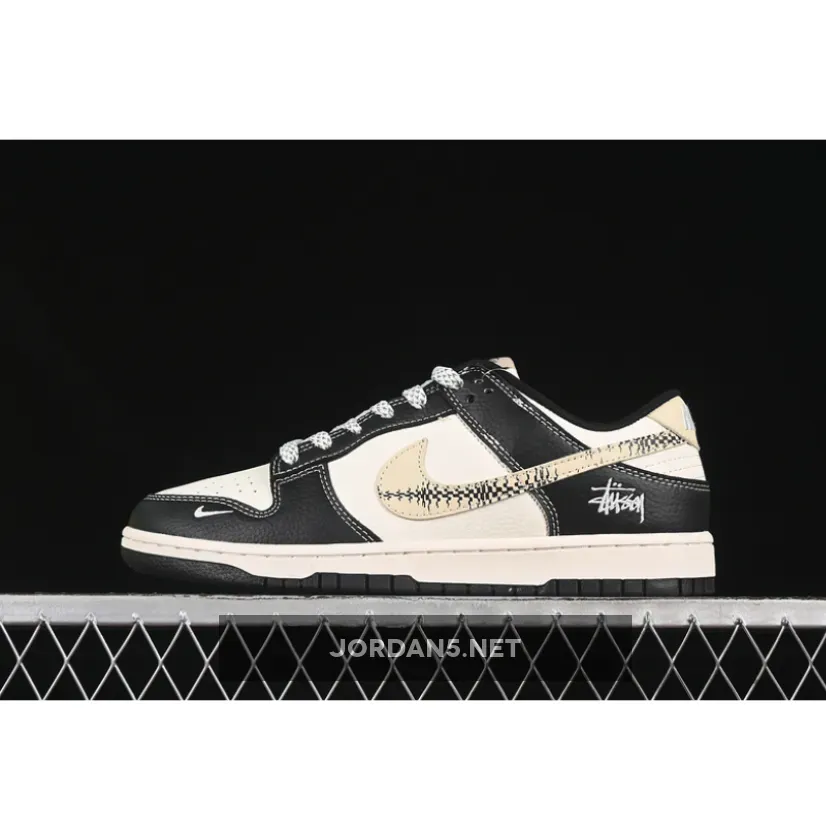 SB DUNK LOW WHITE/GREY/BLACK/BEIGE