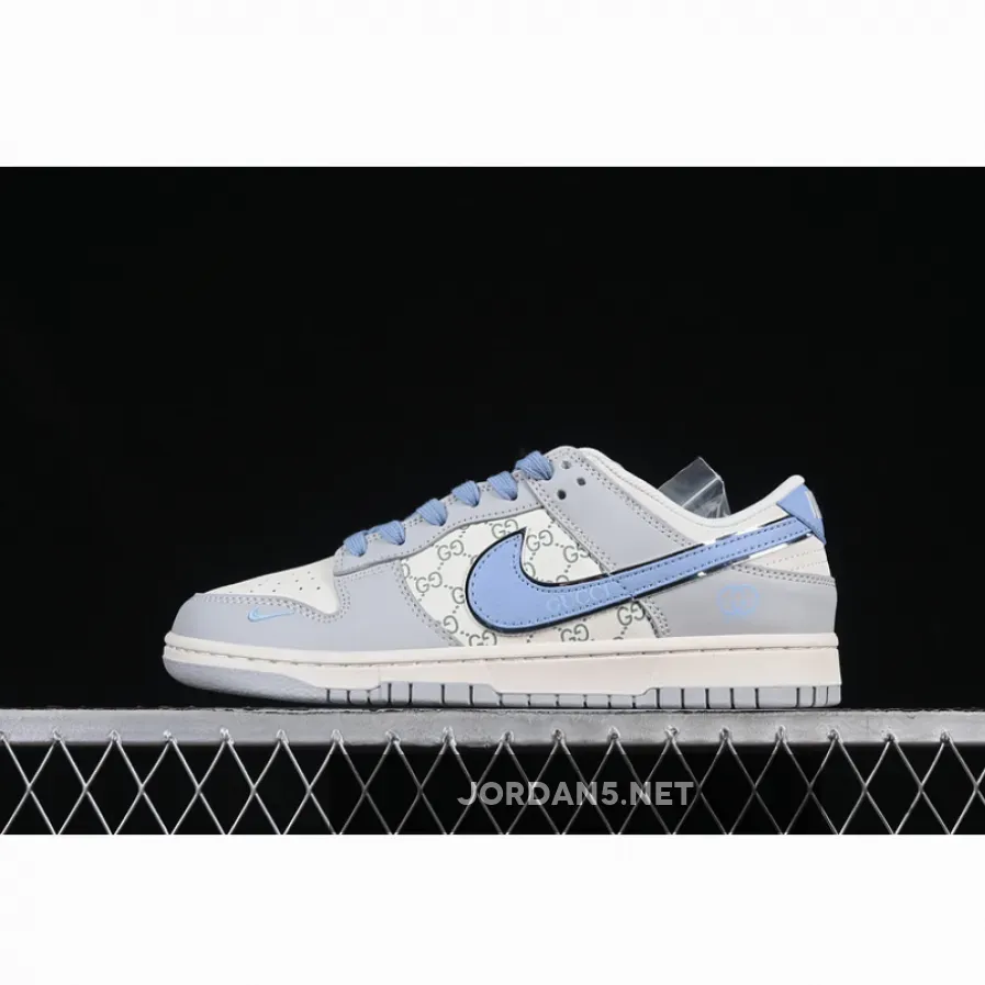 SB DUNK LOW WHITE/GREY/BLUE