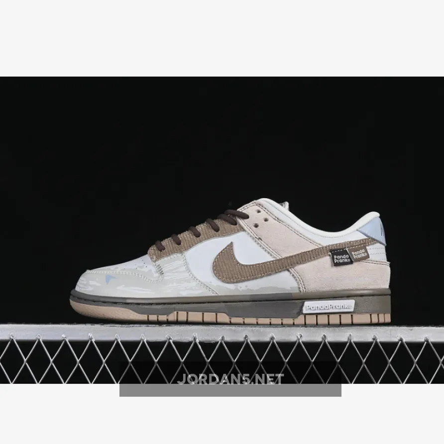 SB DUNK LOW WHITE/GREY/BROWN