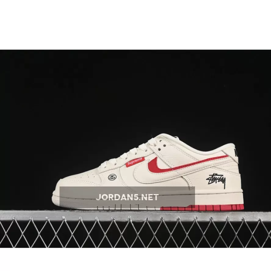 SB DUNK LOW WHITE/RED