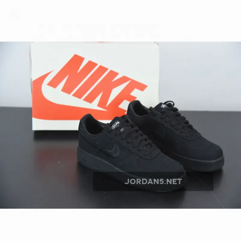 Stussy x Nike Air Force 1 Low Black