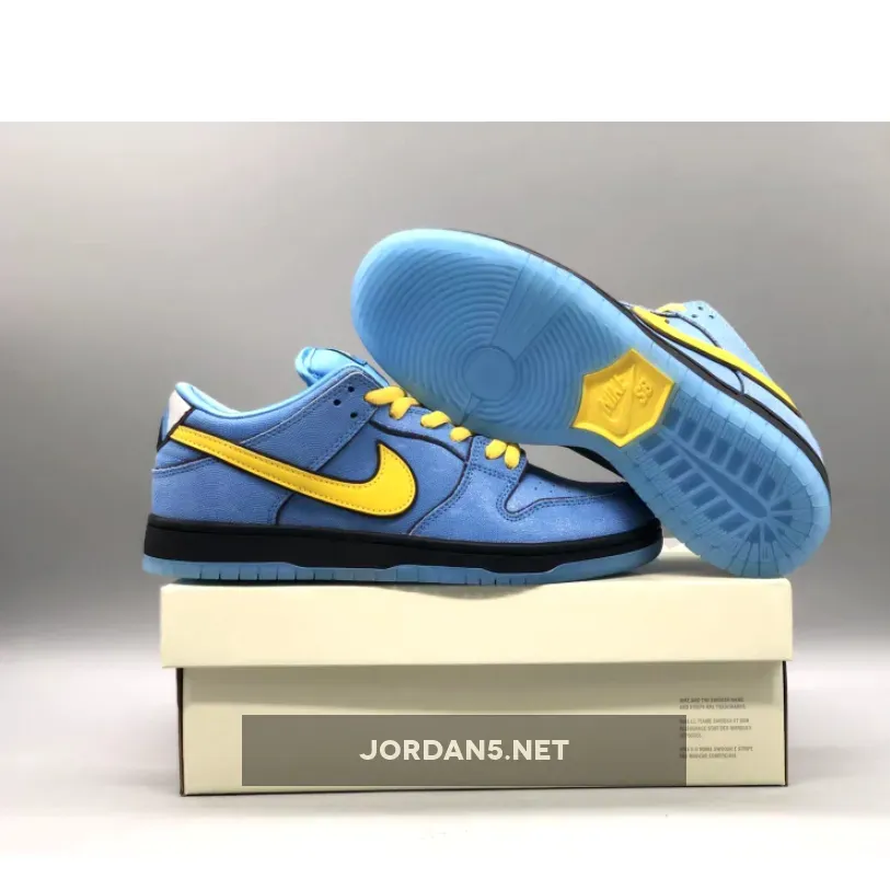 The Powerpuff Girls x Nike SB Dunk Low "Bubbles" Blue Chill