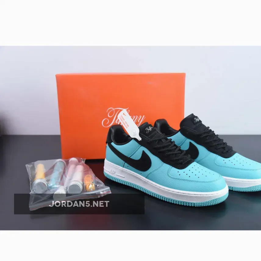 Tiff x Nike Air Force 1 Low "1837" Aqua Black
